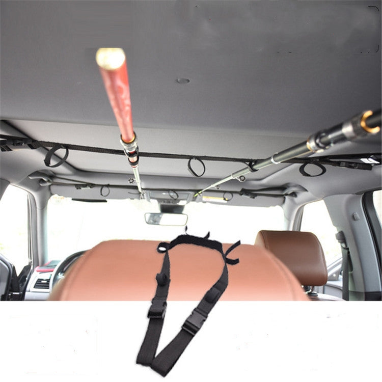 Luya Car Fishing Rod Holder Fishing Rod Roof Holder Strap