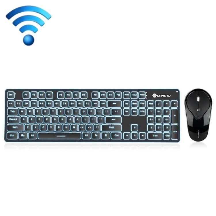 LANGTU LT600 Silent Office Punk Keycap Wireless Keyboard Mouse Set My Store