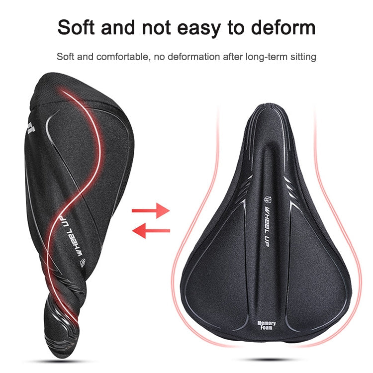 WHEEL UP Mountain Bike Cushion Cover Thicken and Comfortable Soft Bike Widen Sponge Cushion Cover for Four Seasons