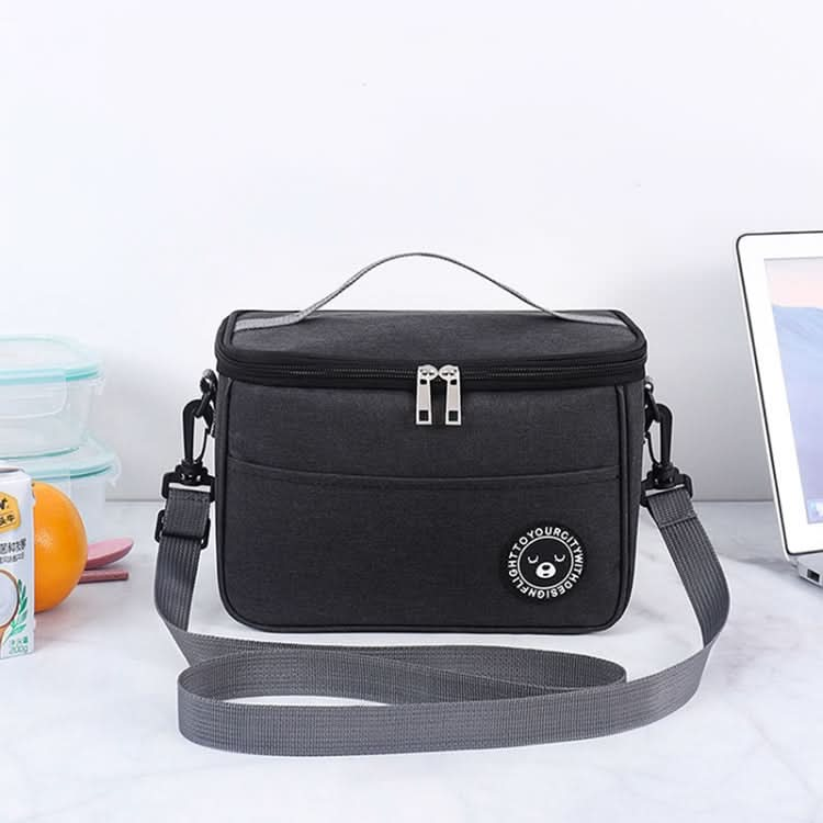 Thermal Lunch Box Bag Durable Waterproof Office Cooler Lunchbox with Strap - Reluova