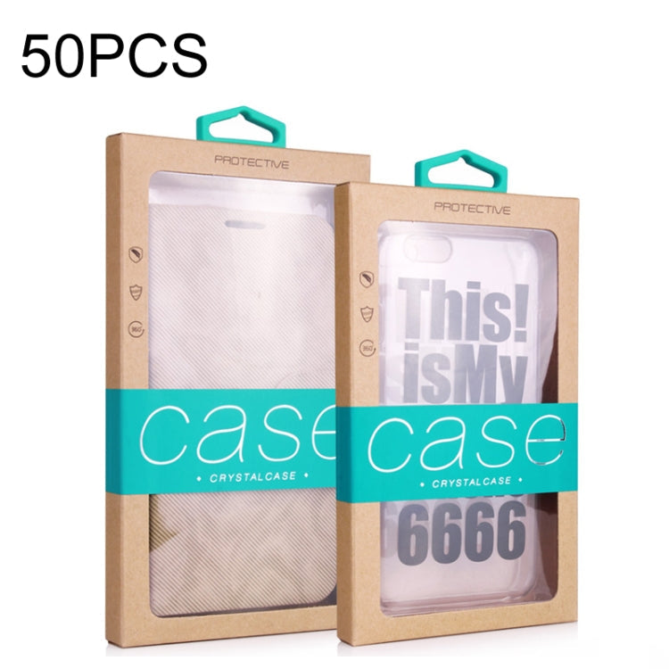 50 PCS Kraft Paper Phone Case Leather Case Packaging Box-Reluova