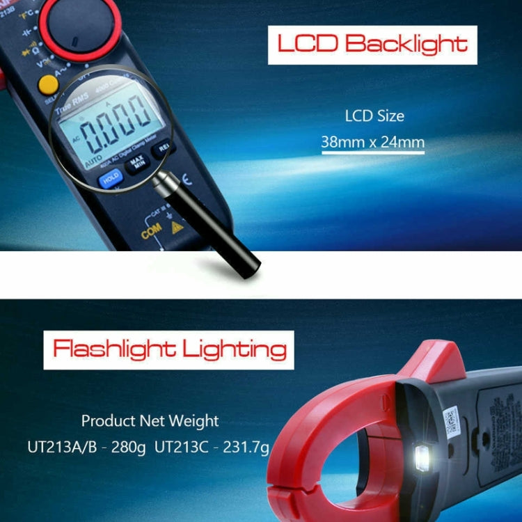 Digital Clamp Meter AC DC Voltage Detector