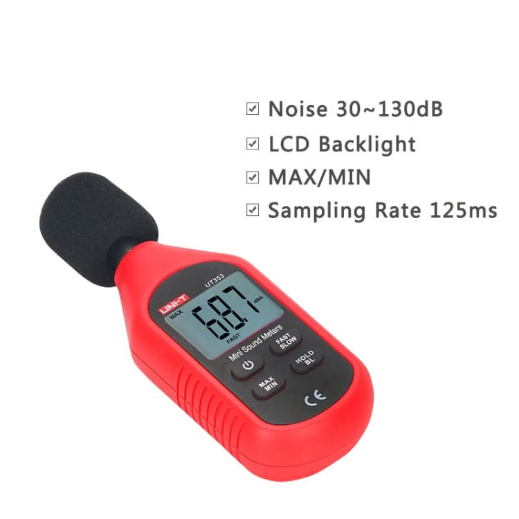 UNI-T UT353  30~130dB Noise Measuring Instrument Audio Sound Level Meter My Store