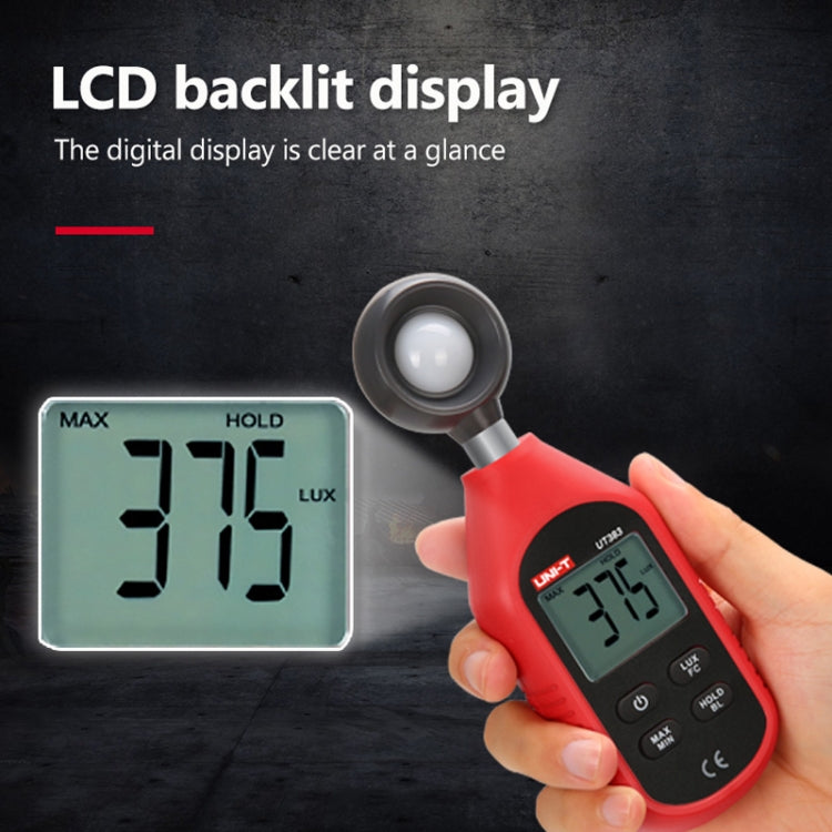 200,000 LUX Digital Luxmeter Luminance Light Meter With LCD Backlit Display-Reluova