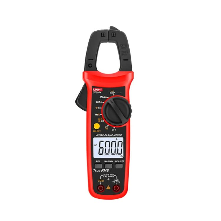 UNI-T  UT204+ 600A  Digital Clamp Meter AC DC Voltage Detector My Store