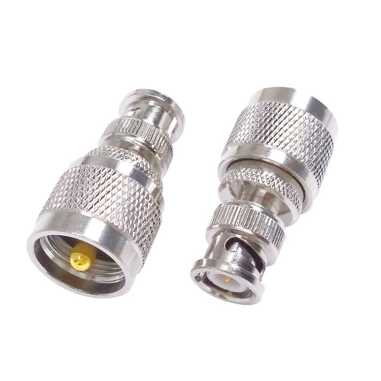 PL259 BNC Male To UHF Male Straight RF Coax Adapter Convertor Reluova