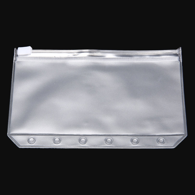 3 PCS Bill Bag Business Card Pull-edge Loose-leaf Pocket Insert PVC Zipper Storage Bag My Store