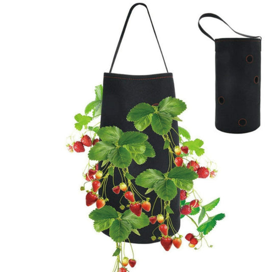 Felt Hanging Strawberry Naked Root Plant Non-woven Planting Bag