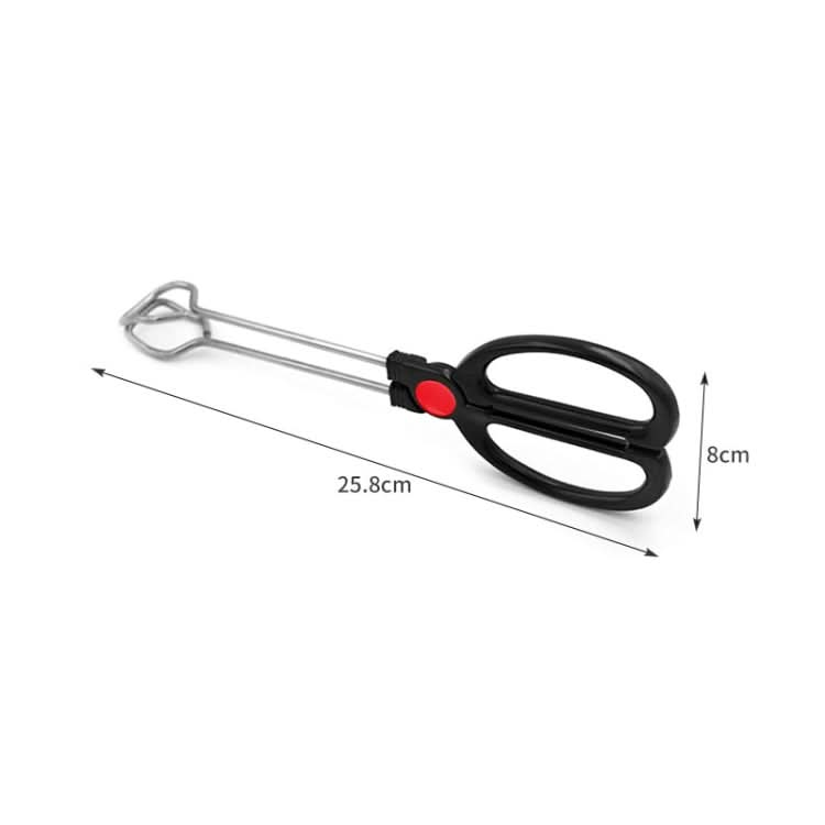 Stainless Steel Plastic Handle Barbecue Tongs Food Clip Barbecue Tools - Reluova