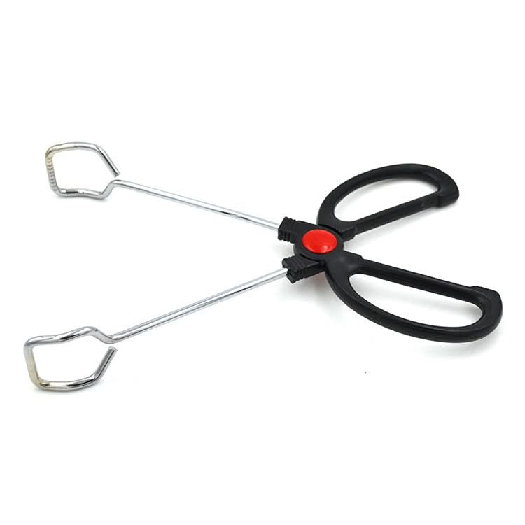 Stainless Steel Plastic Handle Barbecue Tongs Food Clip Barbecue Tools - Reluova