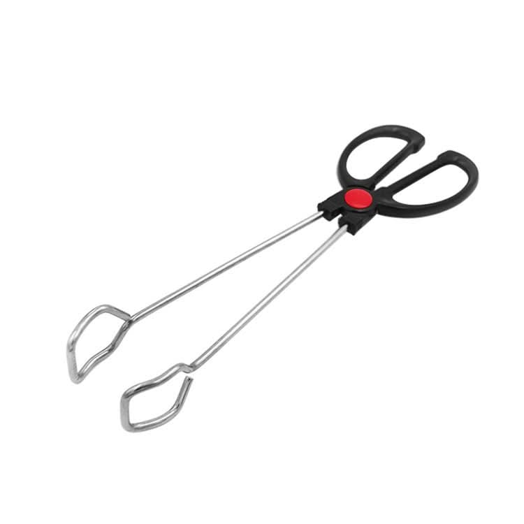 Stainless Steel Plastic Handle Barbecue Tongs Food Clip Barbecue Tools - Reluova