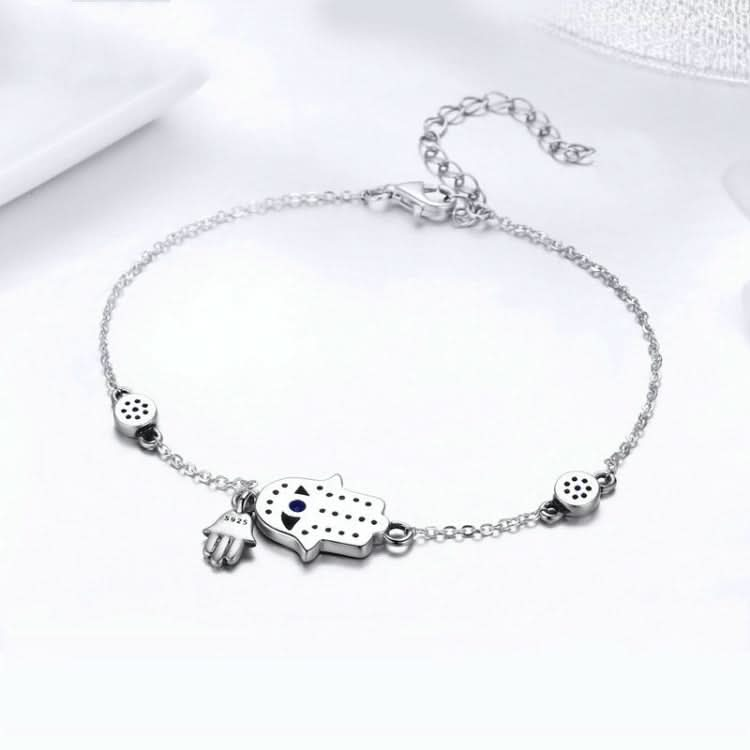 Hand of Fatima S925 Sterling Silver Bracelet Reluova