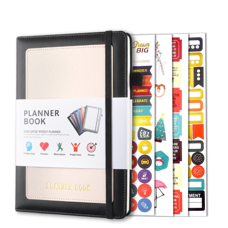 YMX-018 A5 Weekly Plan Monthly Plan Book Self-Regulation Strap Notebook My Store