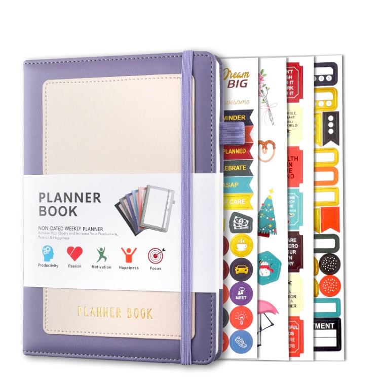 YMX-018 A5 Weekly Plan Monthly Plan Book Self-Regulation Strap Notebook My Store