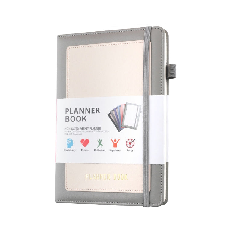 YMX-018 A5 Weekly Plan Monthly Plan Book Self-Regulation Strap Notebook My Store