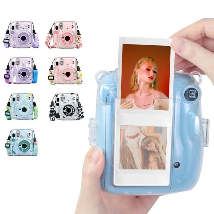 For Fujifilm Instax Mini 11  5sets Storage Case + Shoulder Strap + Sticker 3 In 1 Set My Store