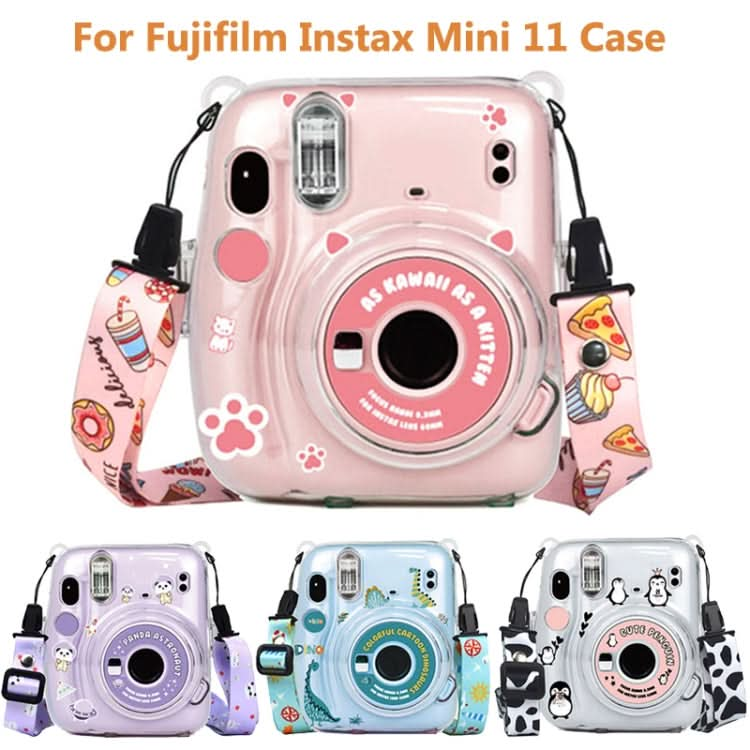 For Fujifilm Instax Mini 11  5sets Storage Case + Shoulder Strap + Sticker 3 In 1 Set My Store