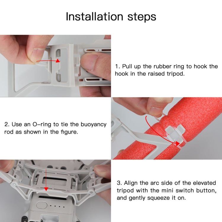 For DJI Mini 2  RCSTQ Water Landing Gear Buoyancy Rod My Store