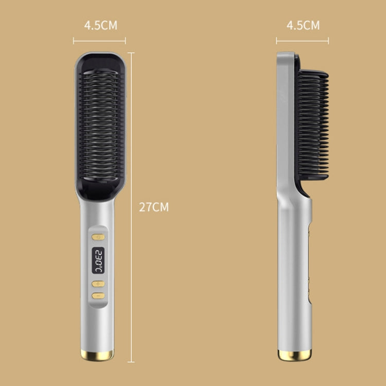 ZF-888 60W Dual-Purpose Splint Electric Curling Comb For Straight Hair And Curly Hair