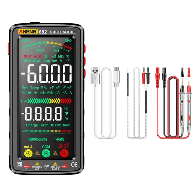 ANENG 682 Smart VA Reverse Display Automatic Range Rechargeable Multimeter