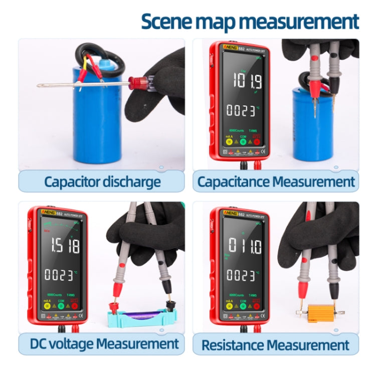 ANENG 682 Smart VA Reverse Display Automatic Range Rechargeable Multimeter Reluova