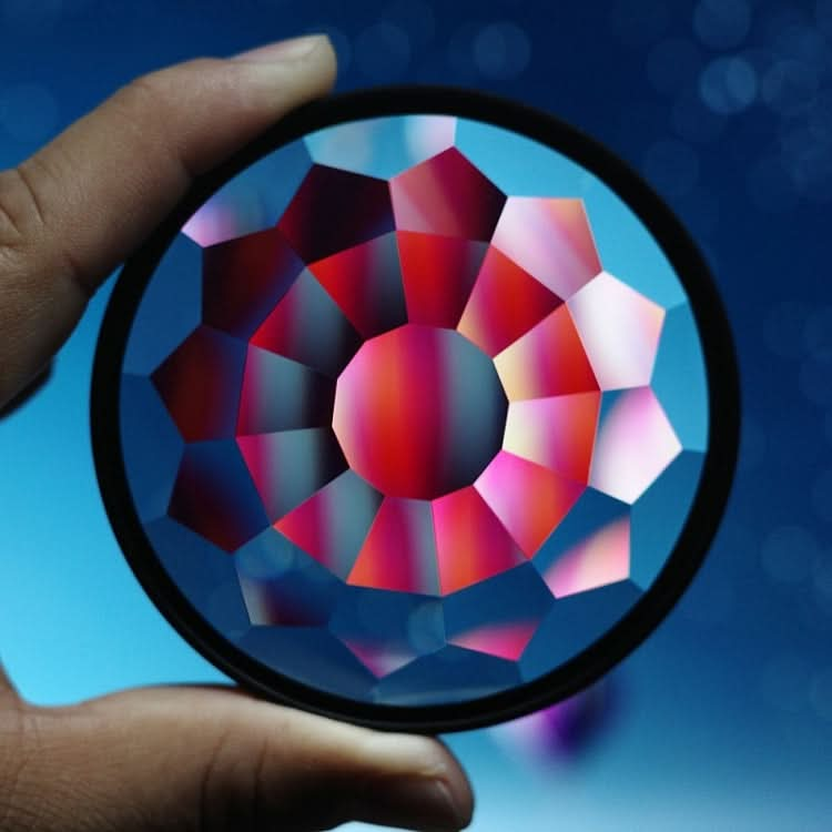 Kaleidoscope Prism Foreground Blur Camera Glass Filter Lens My Store