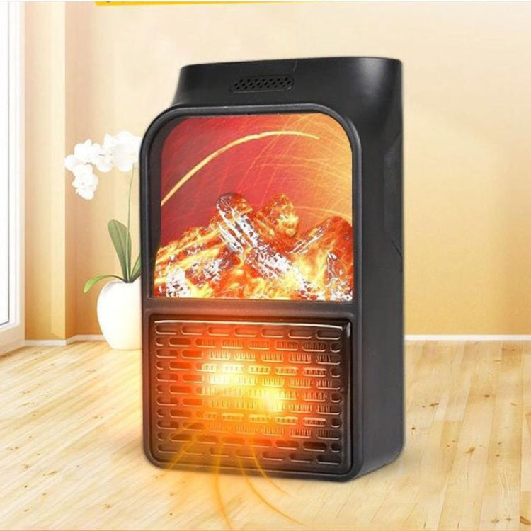 Flame Simulation Mini Portable Desktop Heater