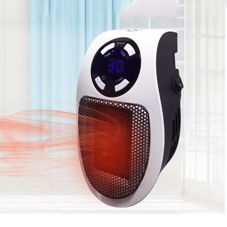 Mini Plug-in LCD Timing Electric Heater Office Home Heater Foot Warmer