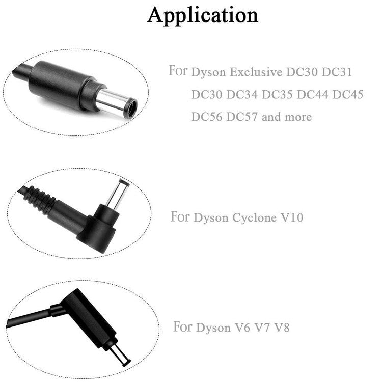 Charging Adapter Charger Power Adapter Suitable for Dyson Vacuum Cleaner