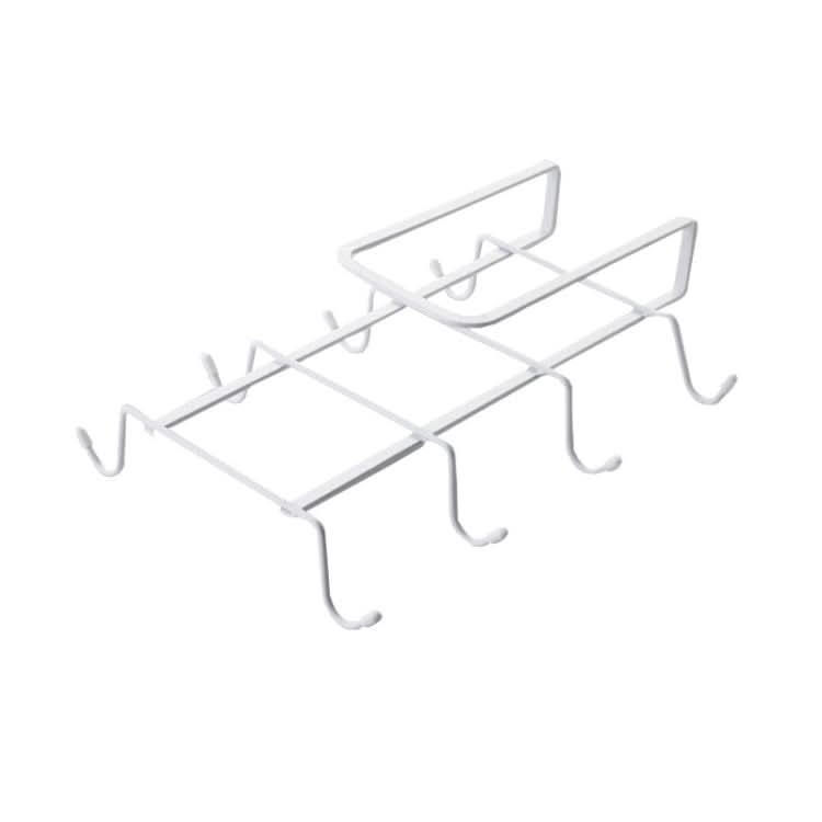 Hanging Nail-free Partition Cup Holder Creative Kitchen Supplies Storage Rack - Reluova