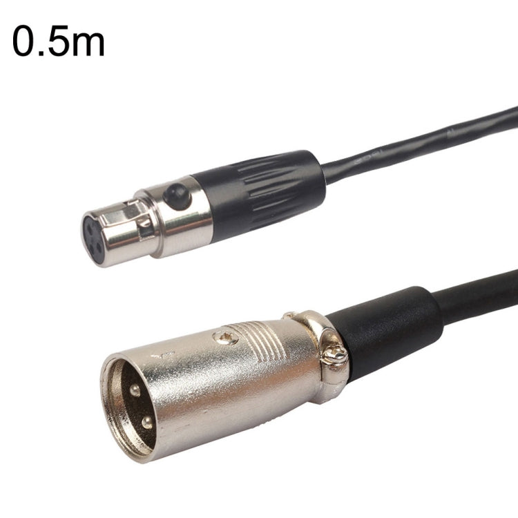 Xlrmini Caron Male To Mini Female Balancing Cable For 48V Sound Card Microphone Audio Cable