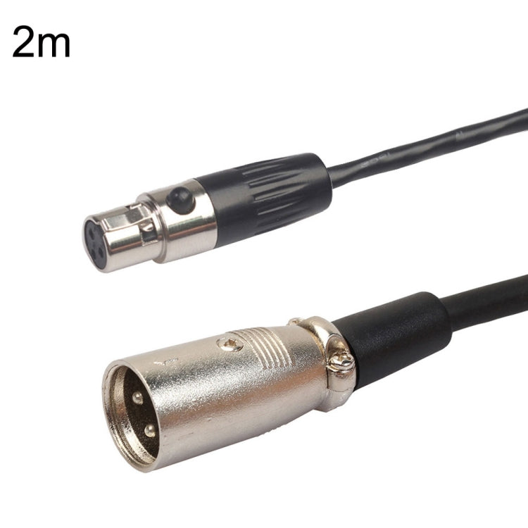 Xlrmini Caron Male To Mini Female Balancing Cable For 48V Sound Card Microphone Audio Cable