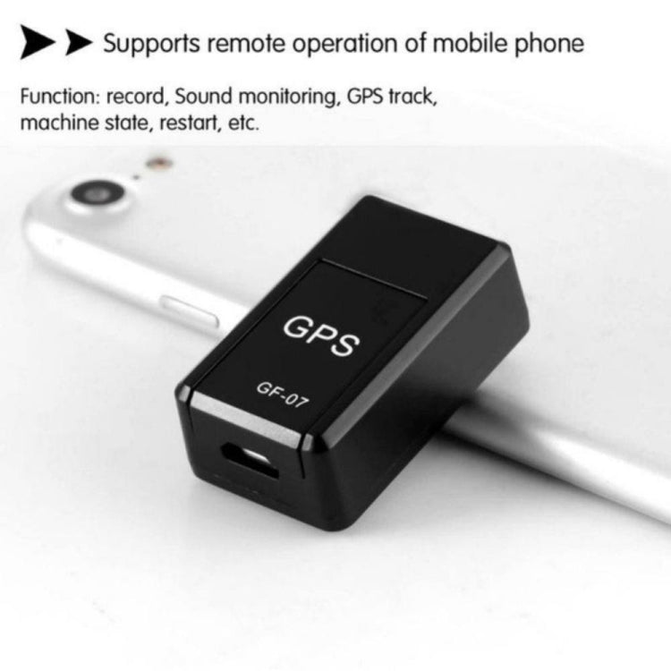 GF07 Locator Mini GPS Tracking Strong Magnetic Positioning Adsorption Anti Lost Device Voice Control Recordable