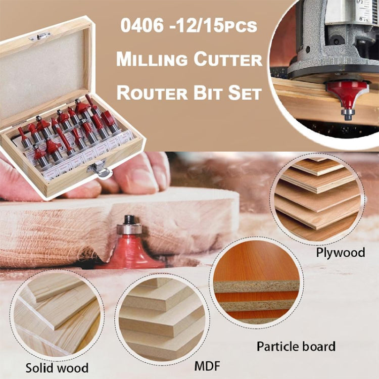 Woodworking Milling Cutter Set Trimming Machine Head Electric Wood Milling Engraving Machine Cutter My Store