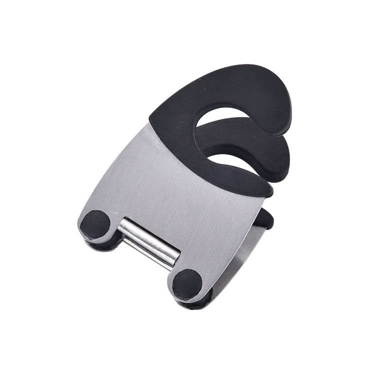 Stainless Steel Plastic Pan Edge Clamp Anti-Scald Rubber Bracket Kitchen Gadgets - Reluova