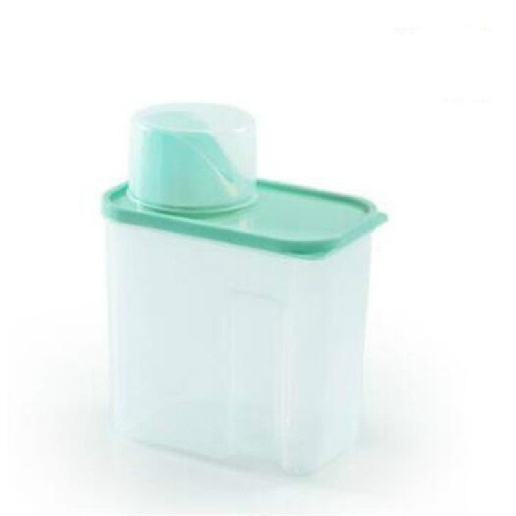 Household Plastic Transparent Washing Powder Storage Box Storage Container