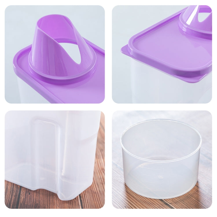 Household Plastic Transparent Washing Powder Storage Box Storage Container