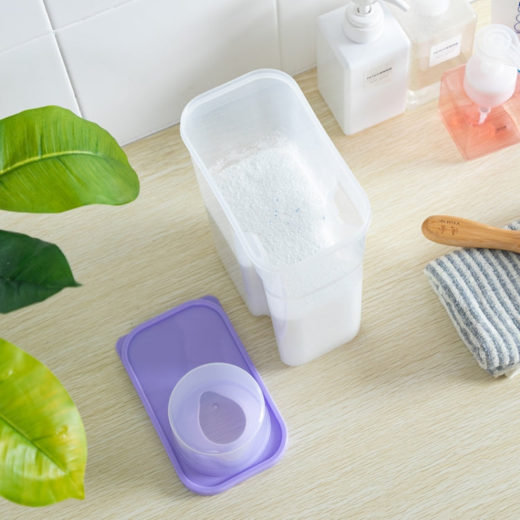 Household Plastic Transparent Washing Powder Storage Box Storage Container