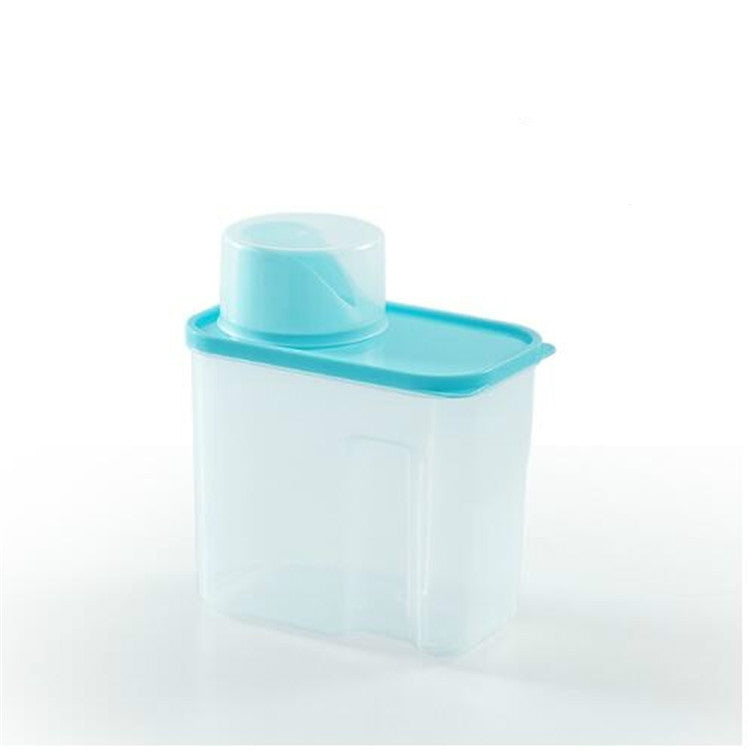 Household Plastic Transparent Washing Powder Storage Box Storage Container