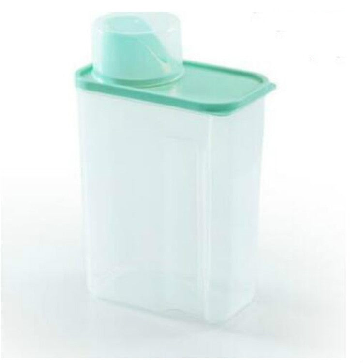 Household Plastic Transparent Washing Powder Storage Box Storage Container