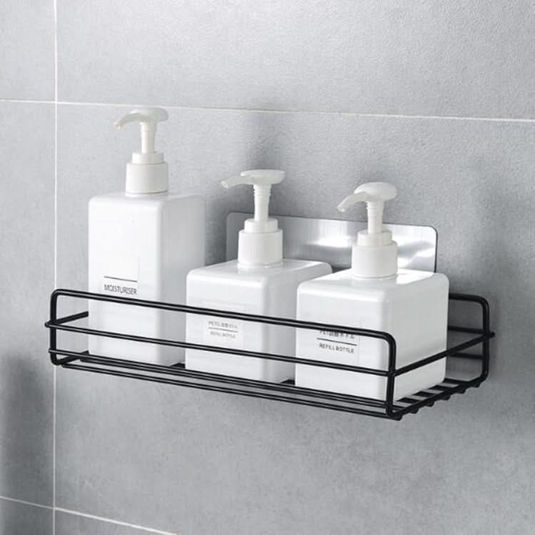 Wrought Iron Bathroom Shelf Wall Mounted Free Punch Toilet Rack Reluova