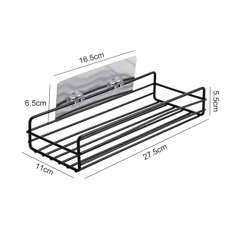 Wrought Iron Bathroom Shelf Wall Mounted Free Punch Toilet Rack Reluova