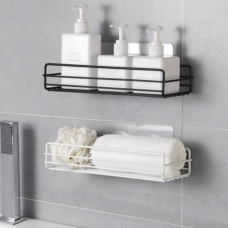 Wrought Iron Bathroom Shelf Wall Mounted Free Punch Toilet Rack Reluova