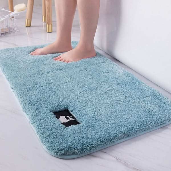 Bathroom Toilet Absorbent Bath Mat Carpet Bedroom Non-slip Foot Pad