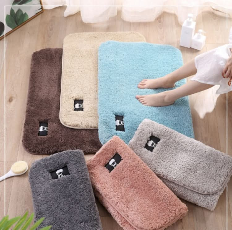 Bathroom Toilet Absorbent Bath Mat Carpet Bedroom Non-slip Foot Pad