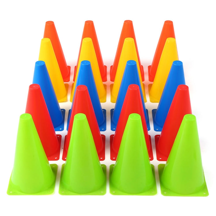 2 PCS Football Obstacle Sign Tube Thickening Road Block Cone without Hole, Size: 18 x 14cm