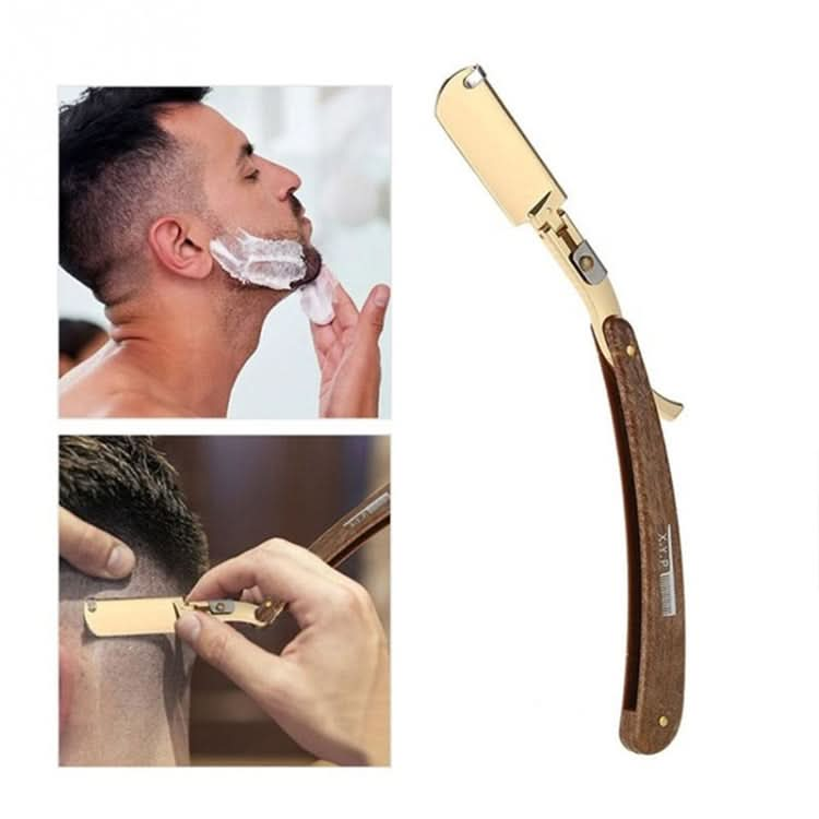 Manual Razor Folding Wooden Handle Men's Razor Reluova