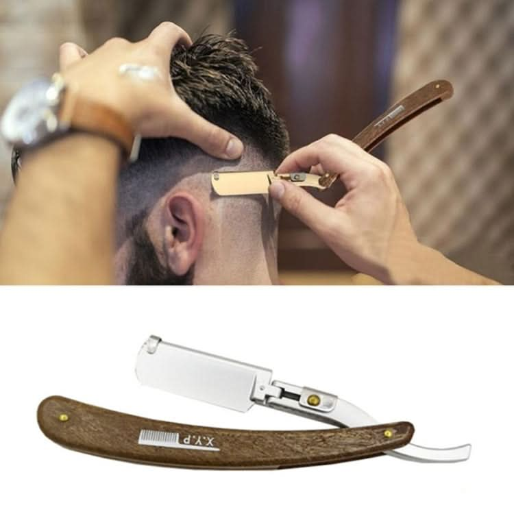 Manual Razor Folding Wooden Handle Men's Razor Reluova