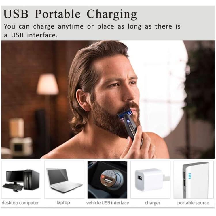 Electric Men Shaver Rechargeable Shaver Trimmer Reluova