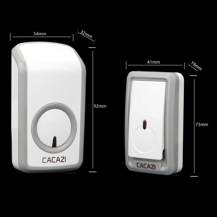 CACAZI W-899 Smart Home Wireless Doorbell Remote Control Doorbell Reluova